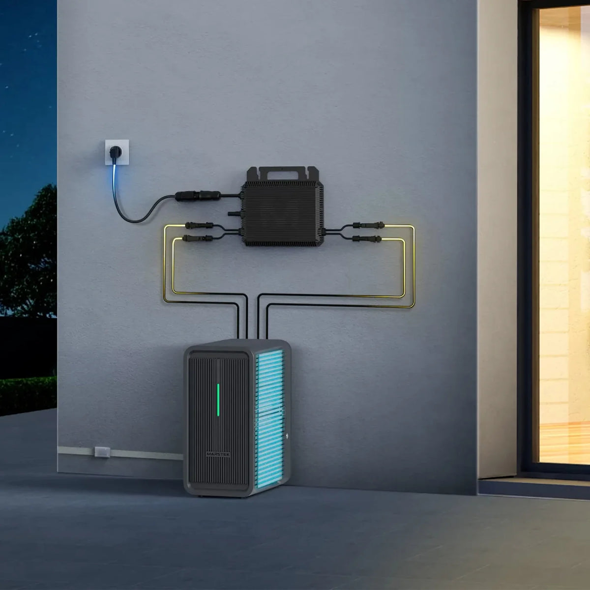 Marstek Saturn B2500-D – Plug-in Speicher, 2,24 kWh, 2 MPPT, PV-Eingang 1,6 kW, IP65
