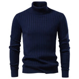 Rollkragenpullover – Modern & Bequem – Baumwollmischung mit Streifen - Asance