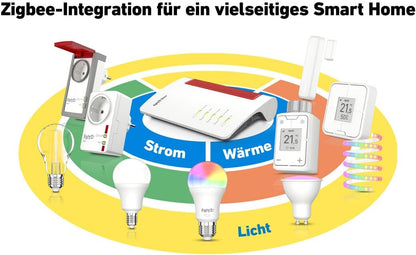 AVM FRITZ!Box 7690 - DSL Router mit Wi-Fi 7, Zigbee, DECT-Basis - Weiß