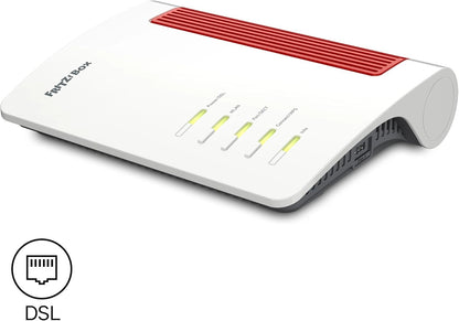 AVM FRITZ!Box 7690 - DSL Router mit Wi-Fi 7, Zigbee, DECT-Basis - Weiß