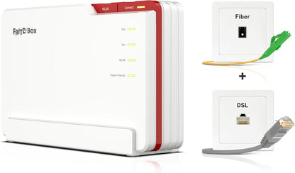 AVM FRITZ!Box 5690 Pro - Glasfaser & DSL Router mit Wi-Fi 7, Zigbee, DECT - Weiß