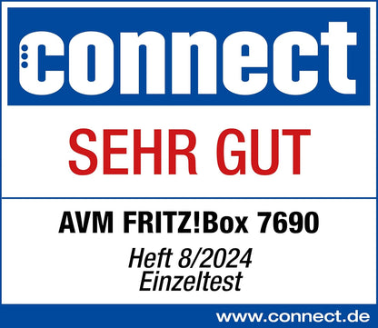 AVM FRITZ!Box 7690 - DSL Router mit Wi-Fi 7, Zigbee, DECT-Basis - Weiß