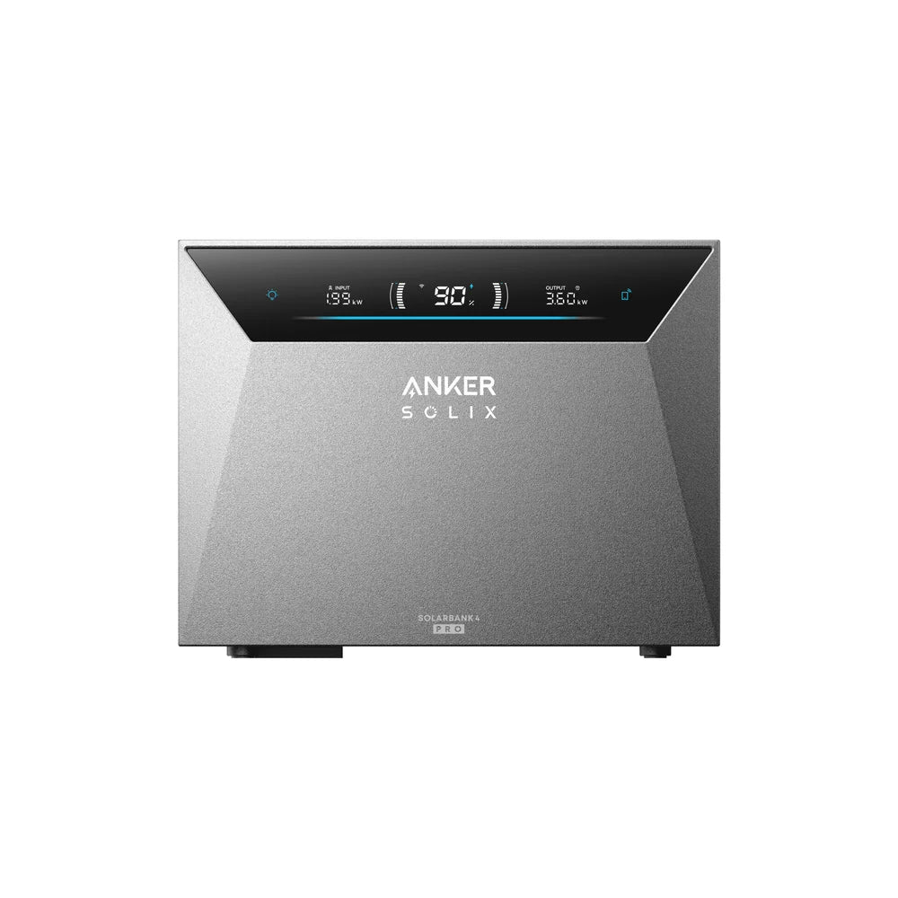Anker SOLIX Solarbank 4 E5000 Pro – Balkonkraftwerk-Speicher, 5024 Wh, 4 MPPT, PV 5000W, 2500W AC