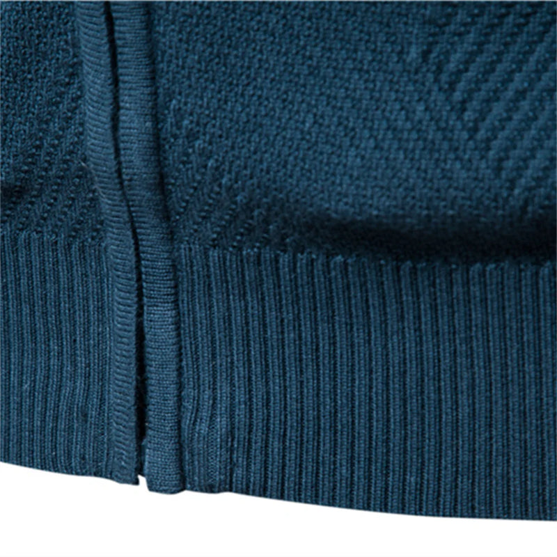 AIOPESON Herren Strickjacke | 100% Baumwolle, Argyle-Muster, Wintermode 4