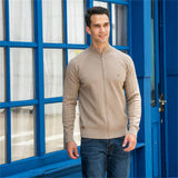 AIOPESON Herren Strickjacke | 100% Baumwolle, Argyle-Muster, Wintermode 5