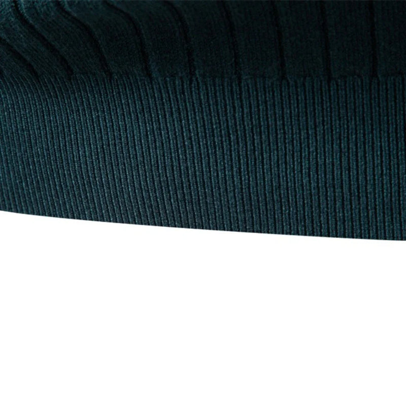 Aldan Herren Rollkragenpullover | Hochwertige Baumwollmischung, Gestreift 4