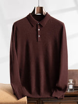 Ari Herren Polo Shirt | 100% Cashmere, Elegant & Vielseitig