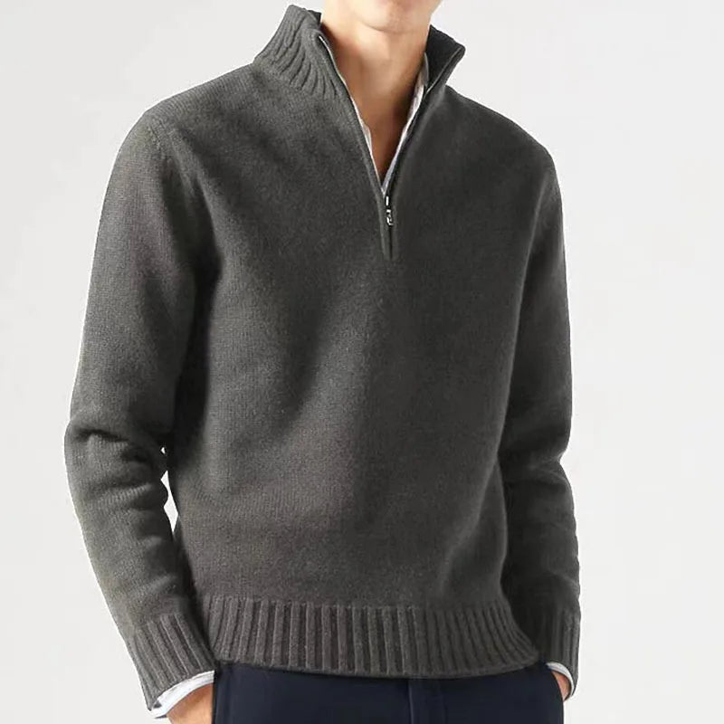 Arvid Herrenpullover | 100% Baumwolle, Lässig mit Rollkragen 4
