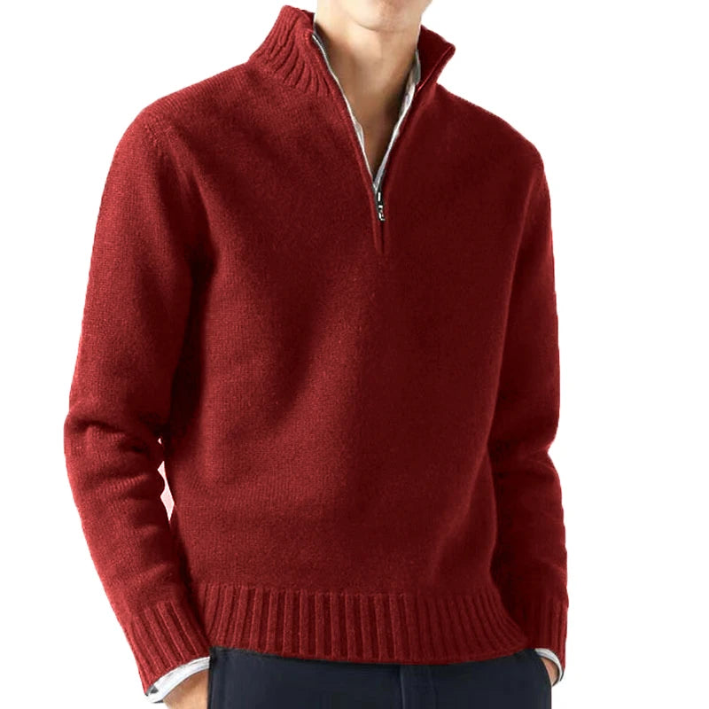 Arvid Herrenpullover | 100% Baumwolle, Lässig mit Rollkragen 7