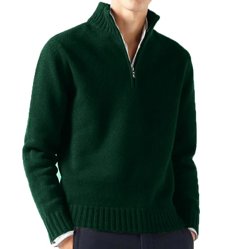 Arvid Herrenpullover | 100% Baumwolle, Lässig mit Rollkragen 9