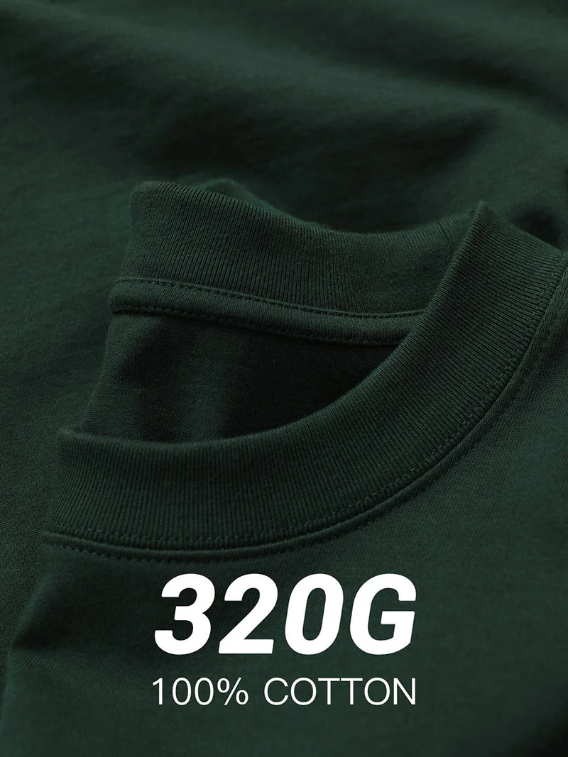 Bamboo Oversize T-Shirt Herren | 320g Baumwolle, Bequem und Atmungsaktiv 2