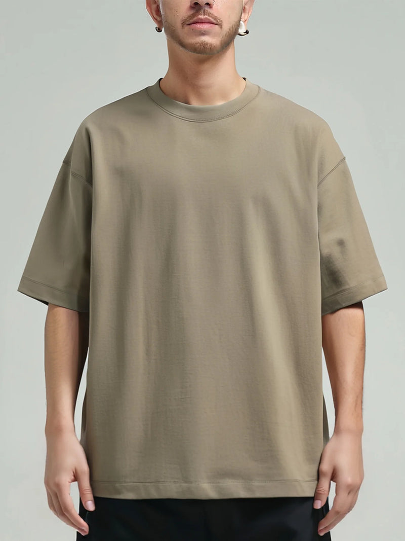 Bamboo Oversize T-Shirt Herren | 320g Baumwolle, Bequem und Atmungsaktiv 5