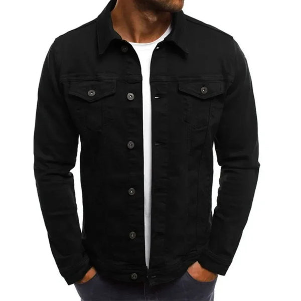 Dario Herren Denim Jacke | Hochwertige Baumwolle, Klassischer Slim Fit 1