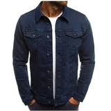 Dario Herren Denim Jacke | Hochwertige Baumwolle, Klassischer Slim Fit 3