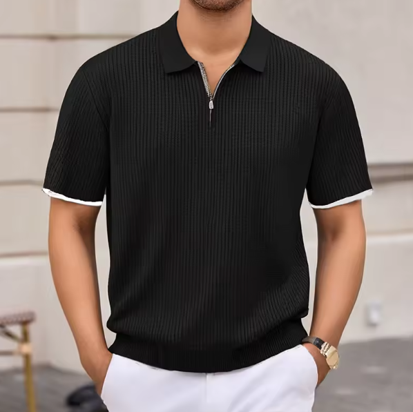 Eli Herren Poloshirt | Hochwertige Baumwolle, Italienischer Stil 0