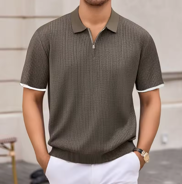 Eli Herren Poloshirt | Hochwertige Baumwolle, Italienischer Stil 1