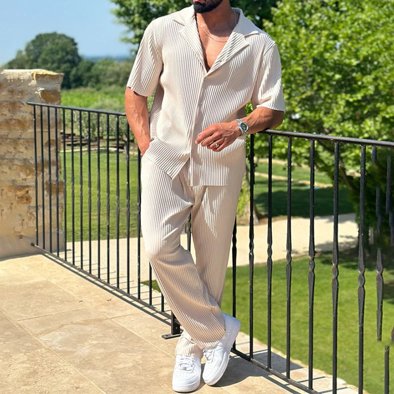 Fino Herren Set | Bequemer Baumwollmix, Casual Outfit für Männer 2
