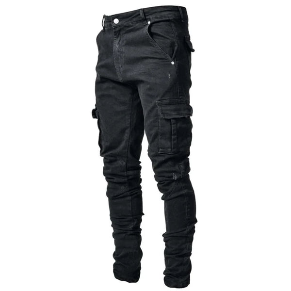 Kalan Herren Slim Fit Jeans | Elastische Baumwollmischung, Multi-Pocket 7