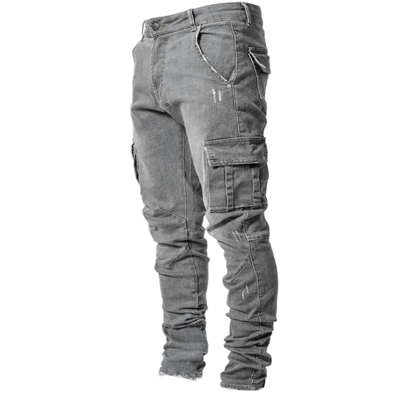 Kalan Herren Slim Fit Jeans | Elastische Baumwollmischung, Multi-Pocket 8