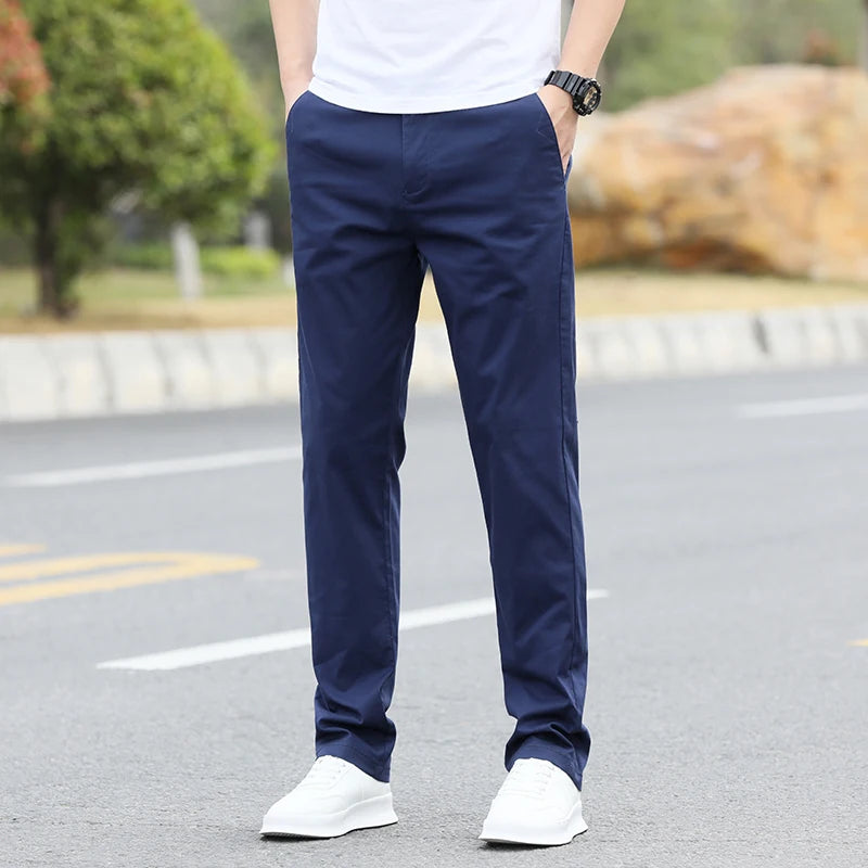 Karo Herren Chino Hose | Hochwertige Baumwolle, Atmungsaktiv 7