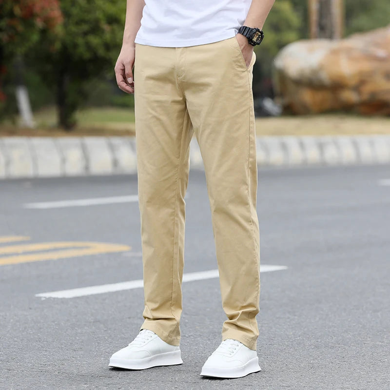 Karo Herren Chino Hose | Hochwertige Baumwolle, Atmungsaktiv 9