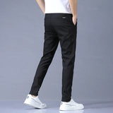 Karo Herren Slim Fit Hose | Elastischer Bund, Stretchmaterial 1