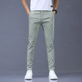 Karo Herren Slim Fit Hose | Elastischer Bund, Stretchmaterial 6