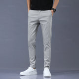 Karo Herren Slim Fit Hose | Elastischer Bund, Stretchmaterial 7