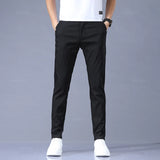 Karo Herren Slim Fit Hose | Elastischer Bund, Stretchmaterial 8