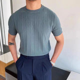 Kimo Herren T-Shirt | Hochwertige Eiskunstseide, Slim Fit Kurzarm 1