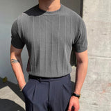 Kimo Herren T-Shirt | Hochwertige Eiskunstseide, Slim Fit Kurzarm 3