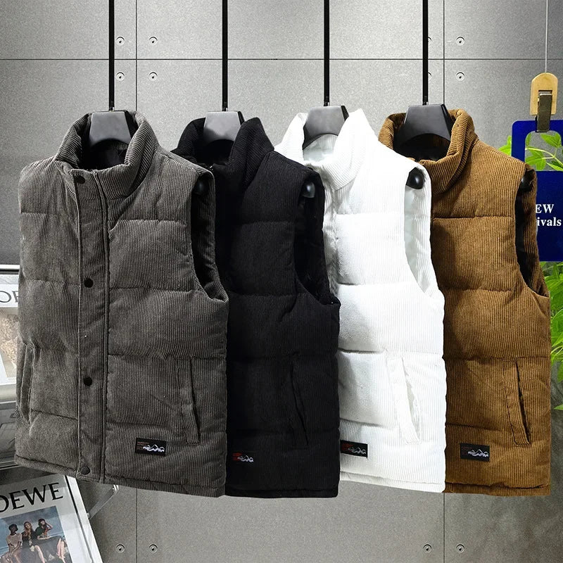 Kordhülsen Herren Weste | Gepolstert, Winterfest, Regular Fit 1