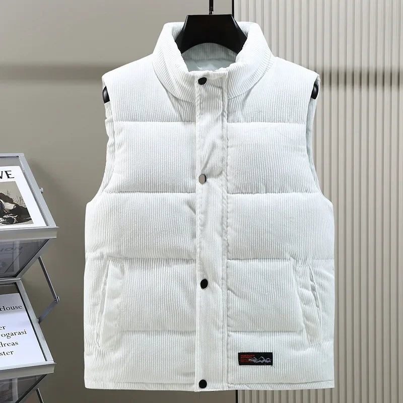 Kordhülsen Herren Weste | Gepolstert, Winterfest, Regular Fit 4