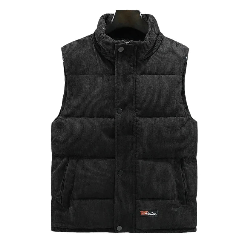 Kordhülsen Herren Weste | Gepolstert, Winterfest, Regular Fit 5