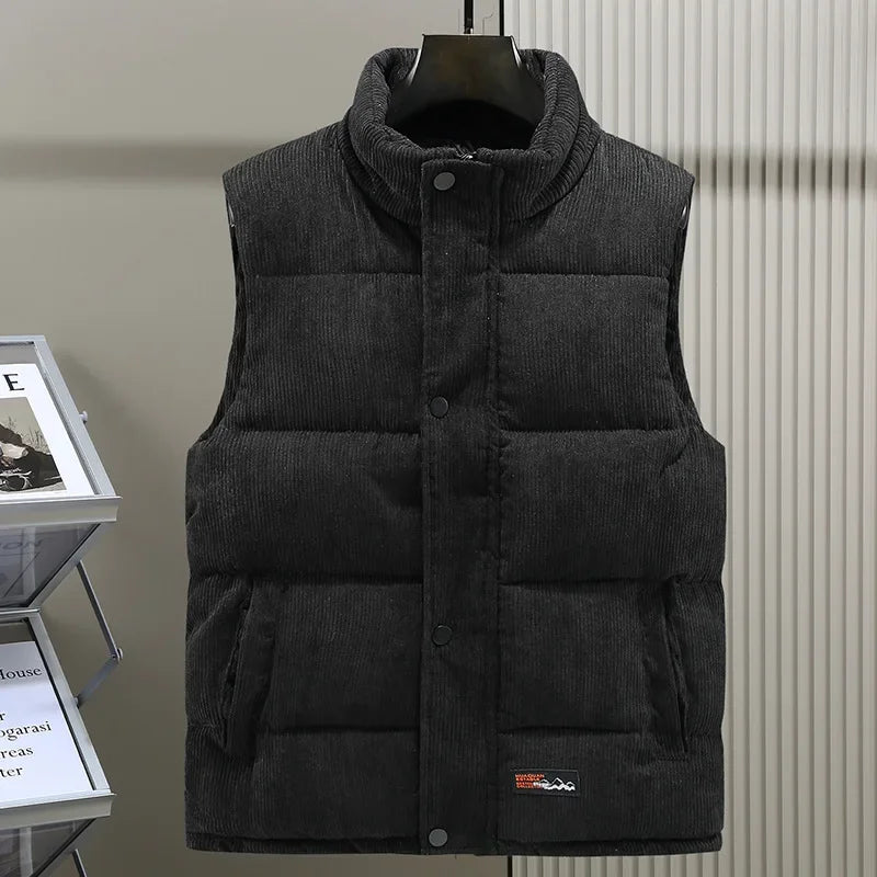 Kordhülsen Herren Weste | Gepolstert, Winterfest, Regular Fit 6