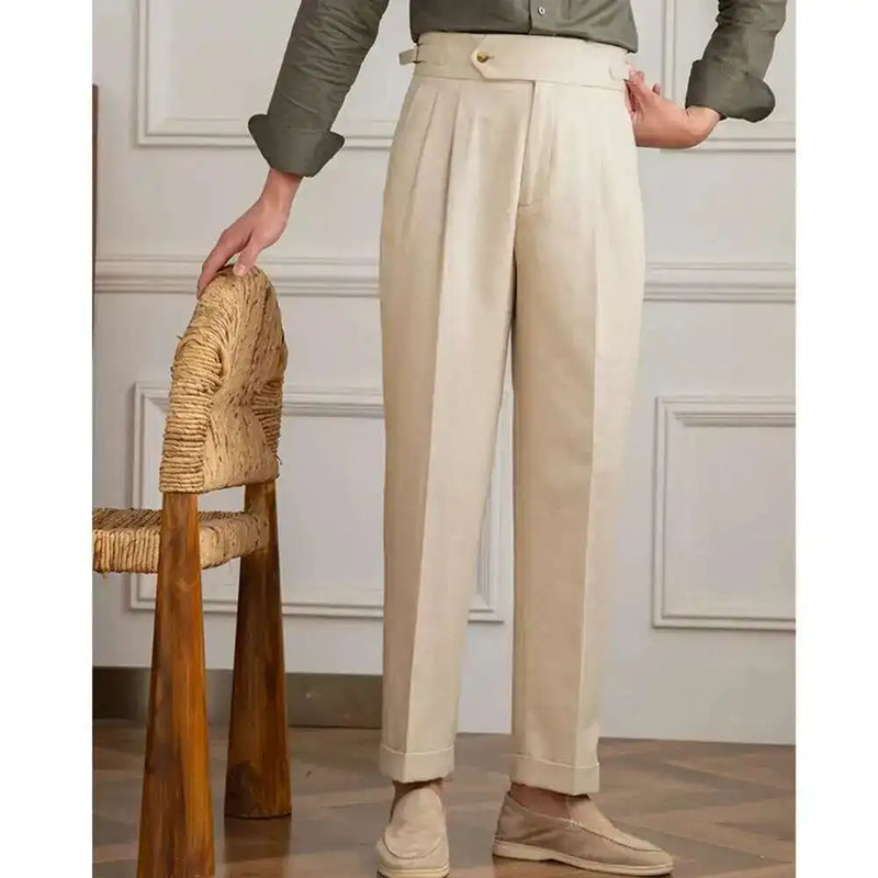 Lino Herren Hosen | Leinen-Baumwoll-Mischung, Elegant & Vielseitig 3