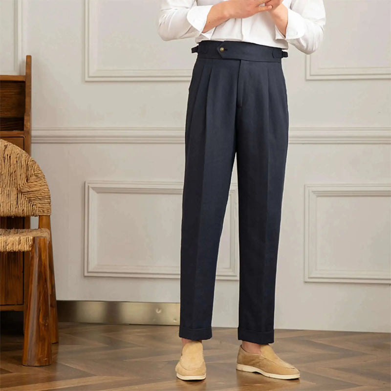 Lino Herren Hosen | Leinen-Baumwoll-Mischung, Elegant & Vielseitig 7