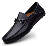 Lino Herren Loafer Schwarz | Echtes Leder, Elegant 0