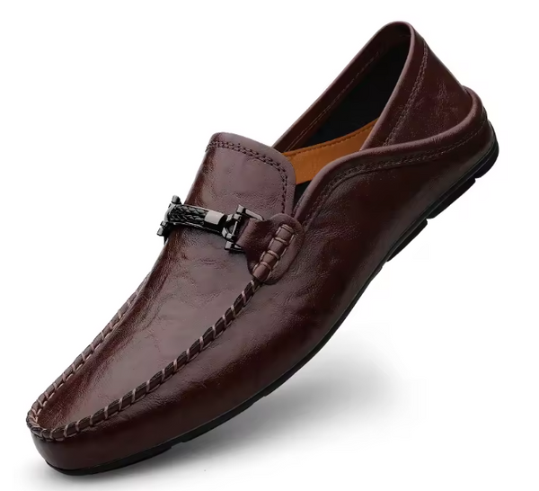 Lino Herren Loafer Schwarz | Echtes Leder, Elegant 1