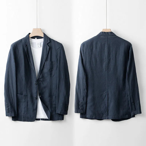 Lino Herrenanzugjacke | 100% Leinen, Atmungsaktiv und Elegant 2