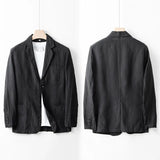 Lino Herrenanzugjacke | 100% Leinen, Atmungsaktiv und Elegant 3