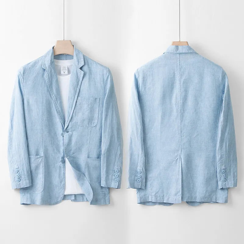 Lino Herrenanzugjacke | 100% Leinen, Atmungsaktiv und Elegant 4