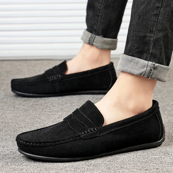 Maro Herren Mokassins | Echtes Wildleder, Handgefertigt, Slip-On 2