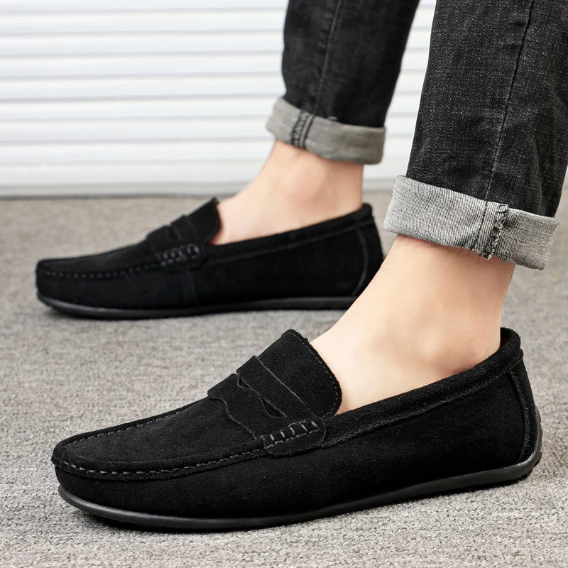 Maro Herren Mokassins | Echtes Wildleder, Handgefertigt, Slip-On 2