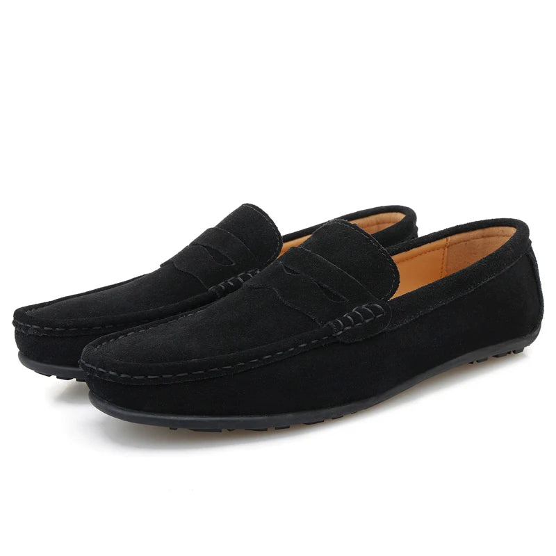Maro Herren Mokassins | Echtes Wildleder, Handgefertigt, Slip-On 7
