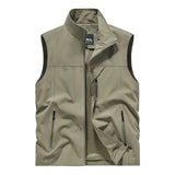 Maro Herren Weste | Wind- und Wasserdicht, Outdoor Schwarz 0
