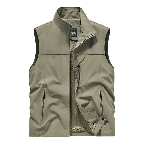 Maro Herren Weste | Wind- und Wasserdicht, Outdoor Schwarz 0