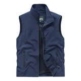 Maro Herren Weste | Wind- und Wasserdicht, Outdoor Schwarz 5