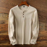 Mavi Herren Langarmshirt | Thermo-Waffelstrick, Klassisches Design 8
