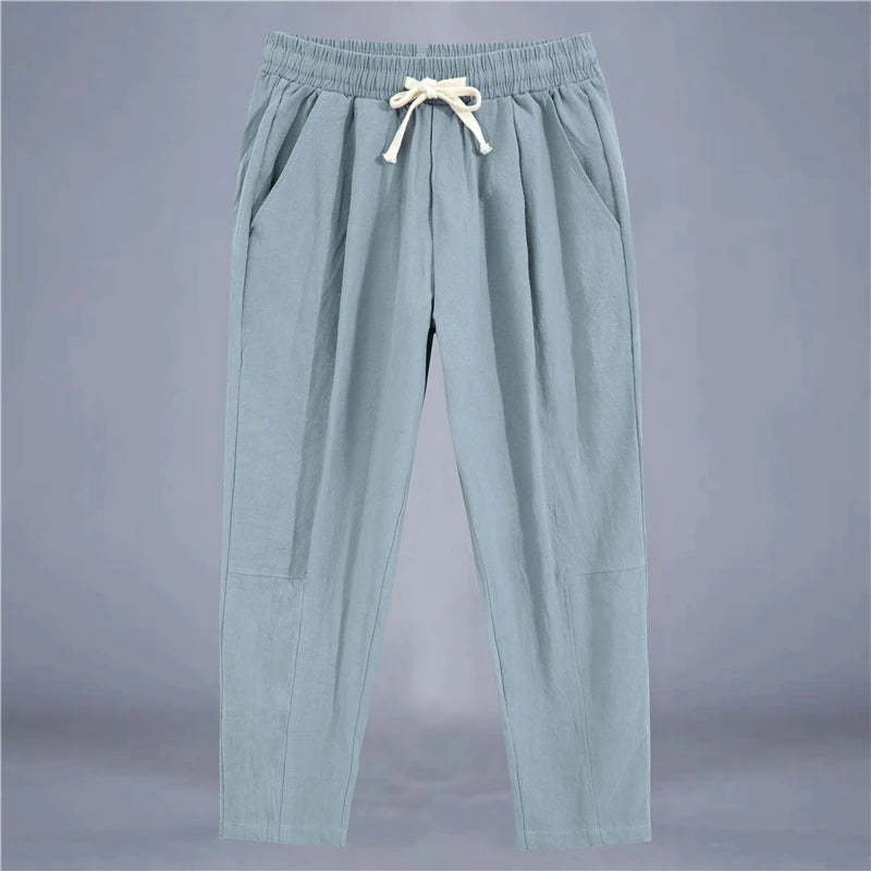Mavi Herren Shorts | Baumwolle-Leinen-Mischung, Atmungsaktiv 10